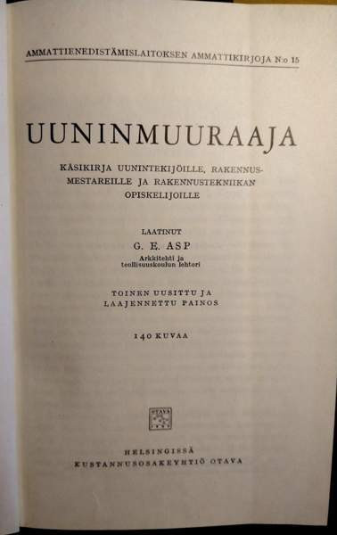Uuninmuuraaja, G.E.ASP Kuopio - photo 2