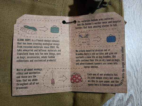 Globe Hope for WWF laukku / reppu (uusi) Helsinki - photo 2