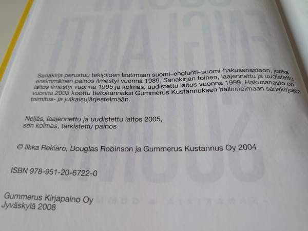 Sanakirja suomi - englanti - suomi Lahti – foto 5