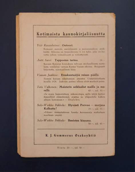 Jalmari Sauli: Himmeli (1. painos) Helsinki – foto 2