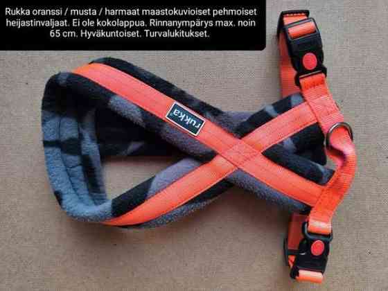 Rukka oranssit maastokuvioiset heijastinvaljaat Salo