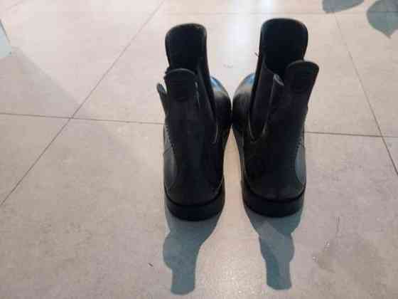 Jodpurit nilkkurit kumia musta 38 Kangasala