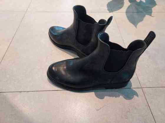 Jodpurit nilkkurit kumia musta 38 Kangasala