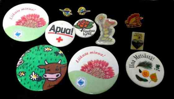 11 kpl rintamerkkejä Оулу