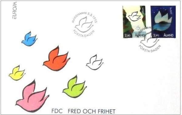 FDC/Ensipäiväkuori 5.5.1993 - Fred och Frihet Оулу - изображение 1