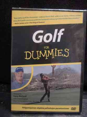 Golf for Dummies dvd uusi Helsinki