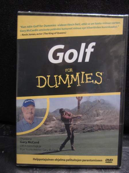 Golf for Dummies dvd uusi Helsinki - valokuva 1