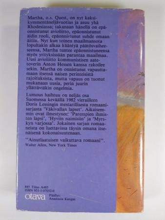 DORIS LESSING lumous haihtuu Оулу - изображение 2