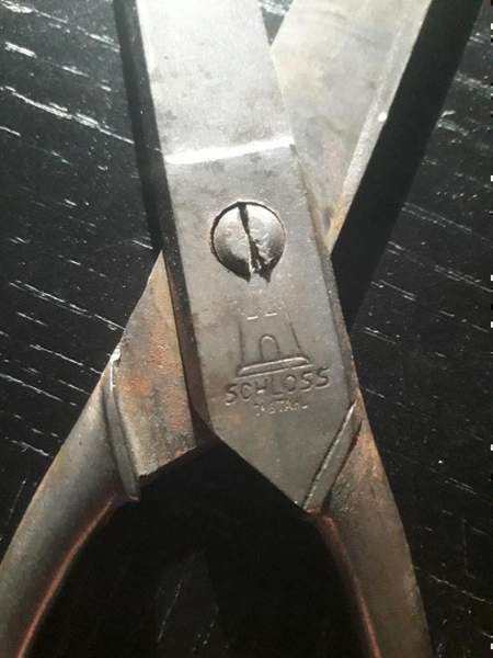 Vanha sakset SCHLOSS (LINNA) Saksa Pituus : 25 cm Vantaa – foto 1