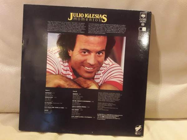 Julio Iglesias 1982 Momentos LP Holland Вантаа - изображение 3