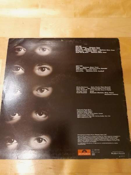 Rainbow 1982 LP Stright between the eyes Polygram Vantaa - photo 4