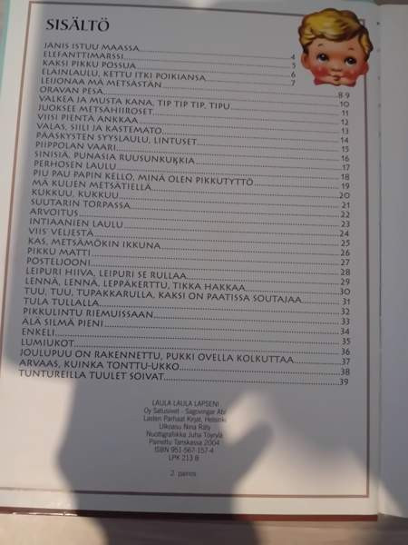 Lasten laulukirja Kangasala – foto 2