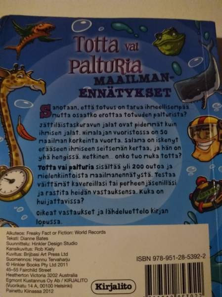 Visaisia kysymyksiä kirjat Kajaani – foto 4