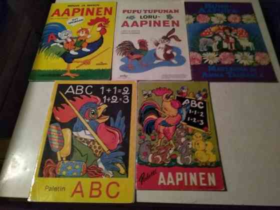 Retro Oppimis Aapis-kirjoja Kajaani