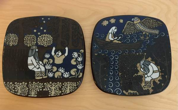 Arabia Kalevala vuosilautanen 1981 Oulu - valokuva 3