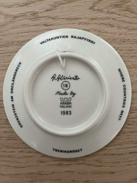 Arabia sisustuslautanen: Valtakuntien rajapyykki Оулу - изображение 3