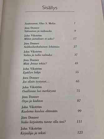 Elämme, siis kuolemme Jörn Domner/ John Vikström Espoo