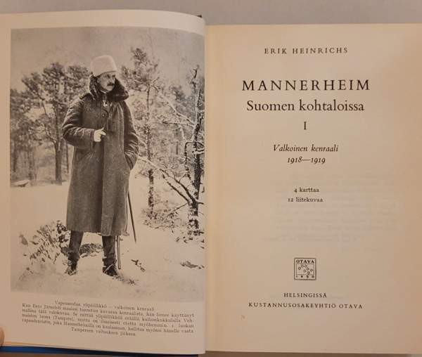 Erik Heinrichs: Mannerheim Suomen kohtaloissa I-II Helsinki - изображение 3