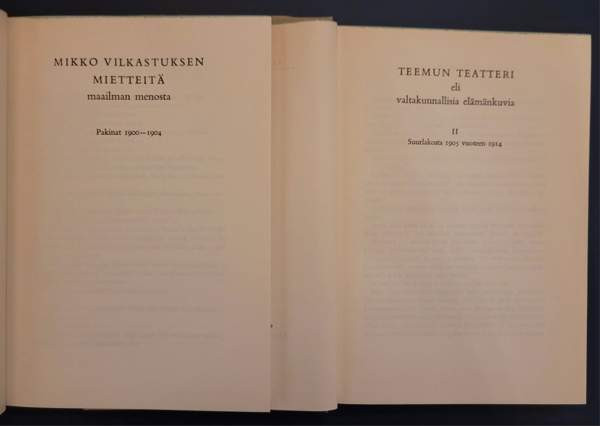 Eino Leinon pakinat 1-2 Helsinki - valokuva 5