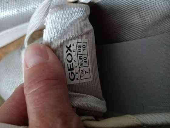 Geox respira hopeiset  tossut tennarit 40/25.5cm Helsinki