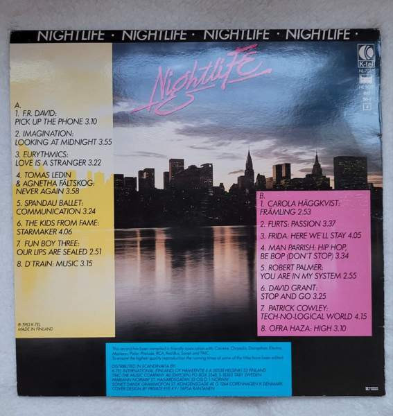 Vinyyli LP Nightlife (kokoelmalevy) Helsinki – foto 2