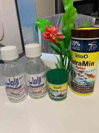 Brand new white aquarium + food and decor Эспоо