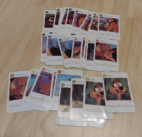 Leijonakuningas-setti(muistipeli ja Nalle Puhit) Kotka – foto 4