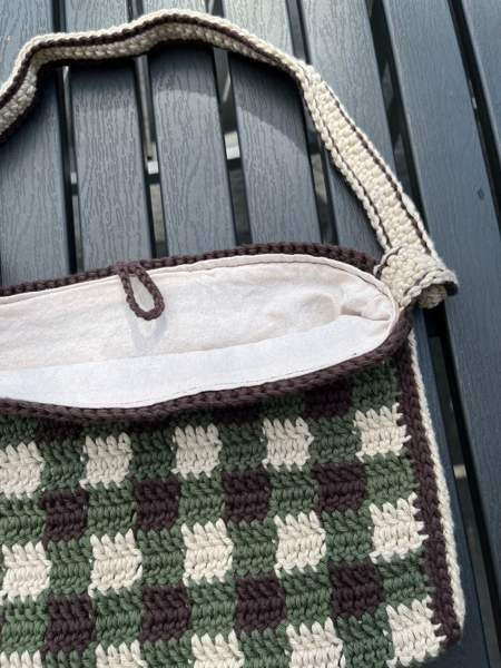 Virkattu olkalaukku Lempaeaelae – foto 6