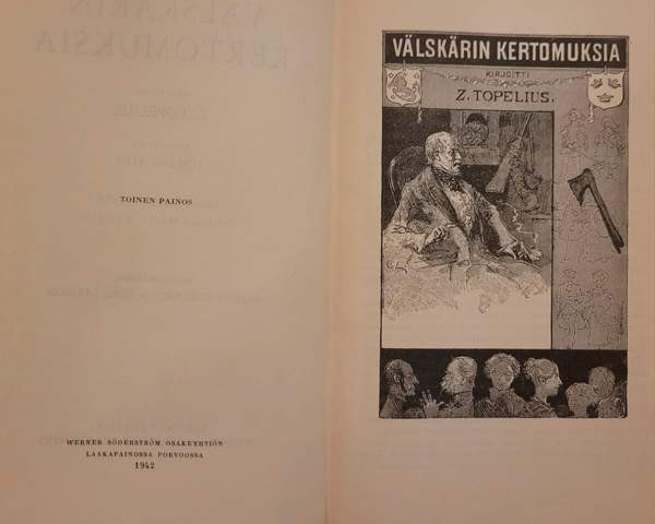 Z. Topelius: Välskärin kertomuksia (lyhen. laitos) Helsinki - valokuva 5