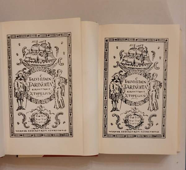 Z. Topelius: Talvi-iltain tarinoita I-II (1953) Helsinki – foto 4