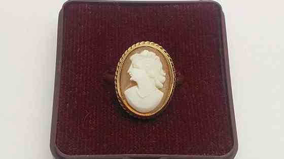 14 karaatin kultainen camee sormus, NW 585 Миккели