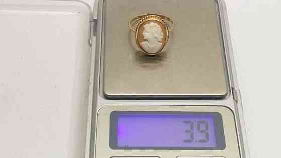 14 karaatin kultainen camee sormus, NW 585 Миккели