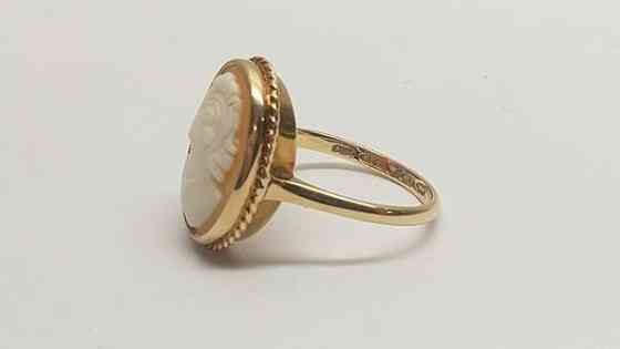 14 karaatin kultainen camee sormus, NW 585 Миккели