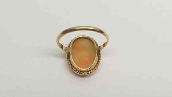 14 karaatin kultainen camee sormus, NW 585 Миккели