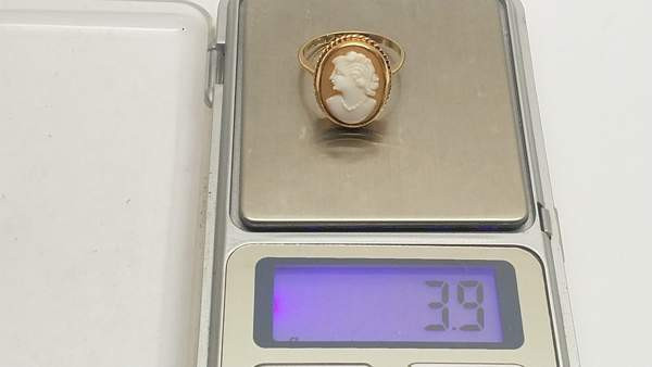 14 karaatin kultainen camee sormus, NW 585 Mikkeli - photo 6
