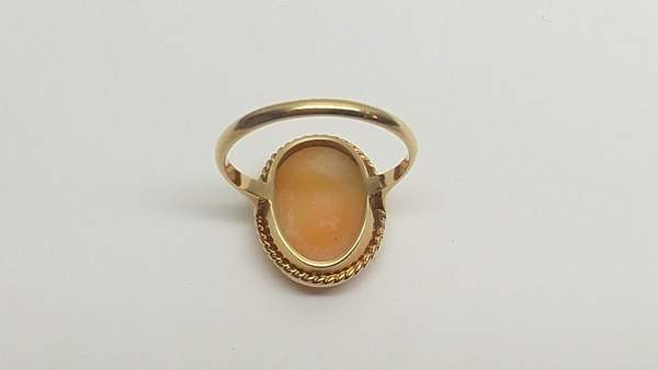 14 karaatin kultainen camee sormus, NW 585 Mikkeli - photo 4