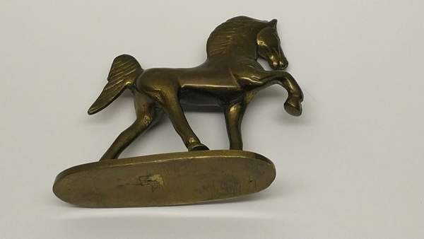 Hevonen figuuri, messinki Mikkeli – foto 4