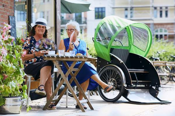 Christiania Bikes Taxi sähköavusteinen riksapyörä Shimano Steps moottorilla Jyväskylä - valokuva 3