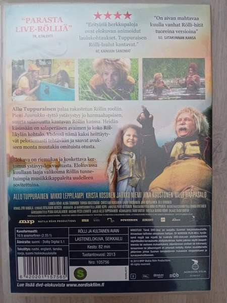 Rölli ja kultainen avain DVD Kangasala - photo 2