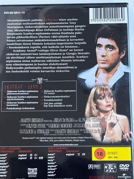 Arpinaama Scarface AlPacino 2 levyn erikoispainos. Эспоо - изображение 2