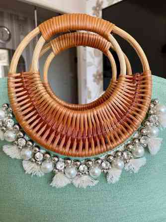 Kesäinen kangas laukku koristeineen Коувола