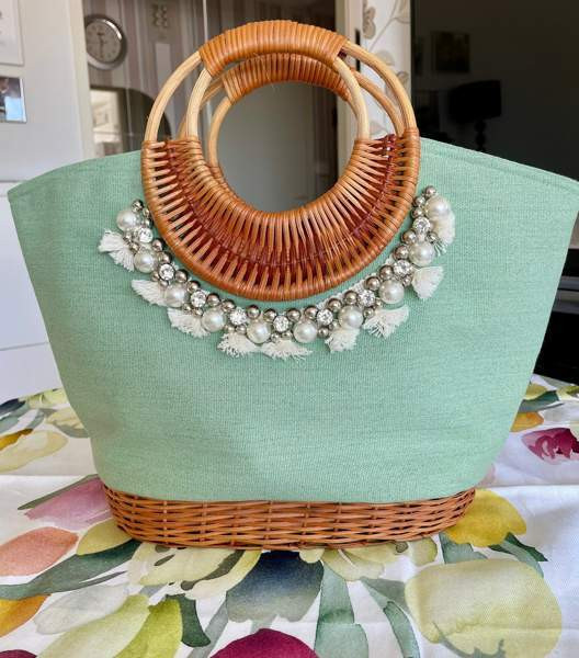 Kesäinen kangas laukku koristeineen Коувола - изображение 1