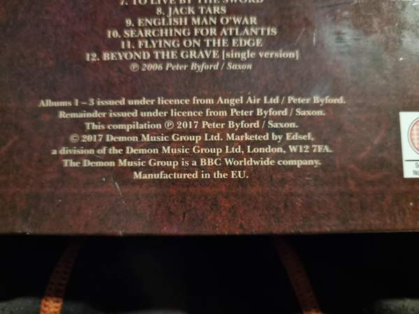 Saxon Solid Book Of Rock Box Ii - изображение 8