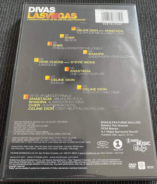 DIVAS LAS VEGAS  Special CD/DVD combo Куопио - изображение 2