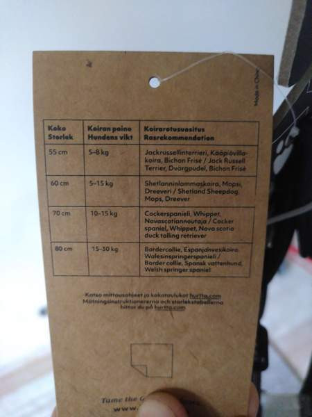 Hurtta Casual Y-valjas 50-60cm Helsinki - изображение 3