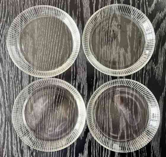 Riihimäen Lasi Ruutu lautanen, Ø 14 cm, 4 kpl Turku