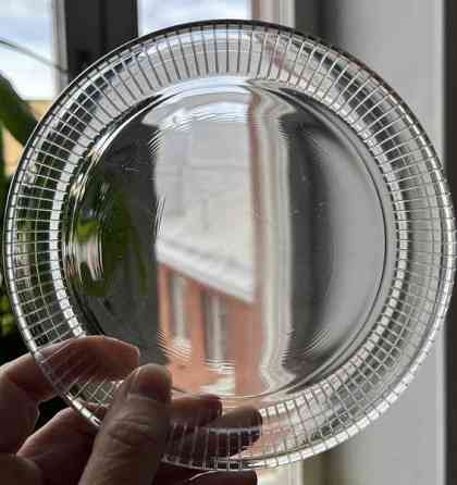 Riihimäen Lasi Ruutu lautanen, Ø 14 cm, 4 kpl Turku