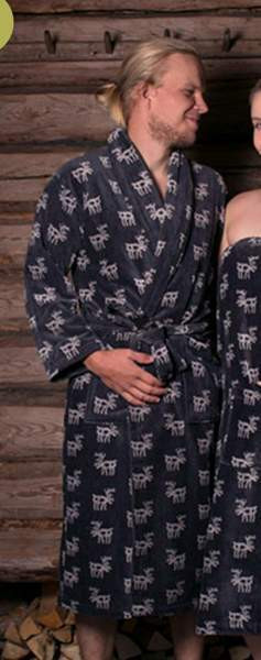 Poro frotee kylpytakki koko XL Oulu - valokuva 1