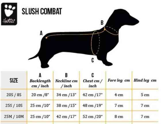 Hurtta slush combat suit 25M koiran sadehaalari Helsinki