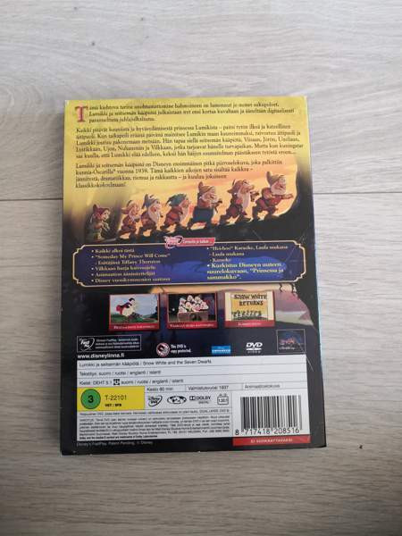 Disneyn Lumikki ja seitsemän kääpiötä 2-levyinen DVD Espoo – foto 2